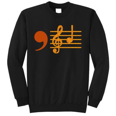 Comma La Music Notes Kamala Music Teacher Sweatshirt