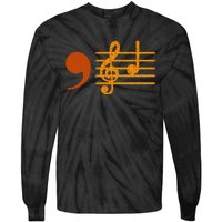 Comma La Music Notes Kamala Music Teacher Tie-Dye Long Sleeve Shirt