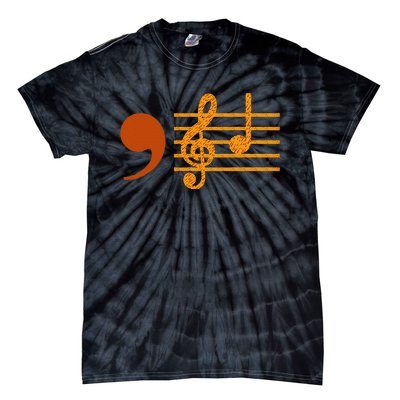 Comma La Music Notes Kamala Music Teacher Tie-Dye T-Shirt