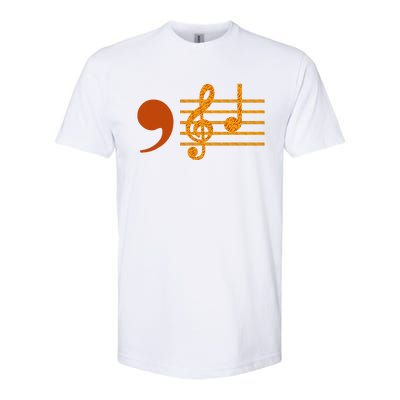 Comma La Music Notes Kamala Music Teacher Softstyle® CVC T-Shirt