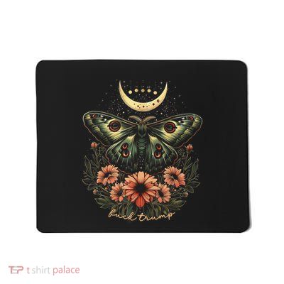 Celestial Luna Moth Subtle Anti Trump Mousepad