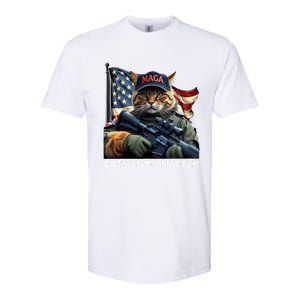 Cats Lives Matter Funny Trump 2024 Cat Maga Softstyle CVC T-Shirt