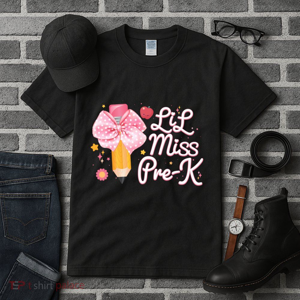 Cute Lil Miss Pre K Pre School New School Year Tall T-Shirt