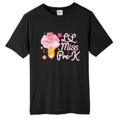 Cute Lil Miss Pre K Pre School New School Year Tall Fusion ChromaSoft Performance T-Shirt