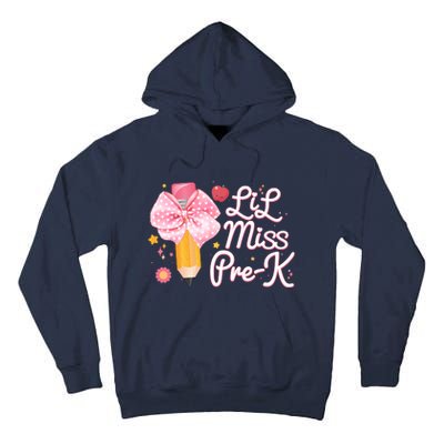 Cute Lil Miss Pre K Pre School New School Year Tall Hoodie