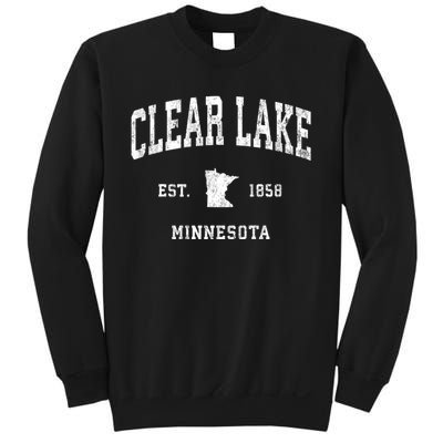 Clear Lake Minnesota Mn Vintage Athletic Sweatshirt