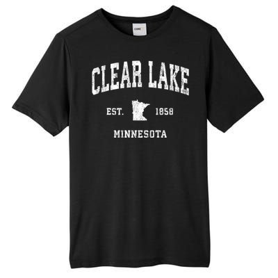 Clear Lake Minnesota Mn Vintage Athletic Tall Fusion ChromaSoft Performance T-Shirt