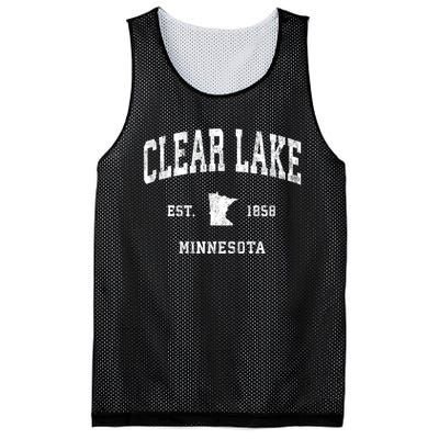 Clear Lake Minnesota Mn Vintage Athletic Mesh Reversible Basketball Jersey Tank