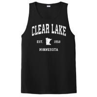 Clear Lake Minnesota Mn Vintage Athletic PosiCharge Competitor Tank