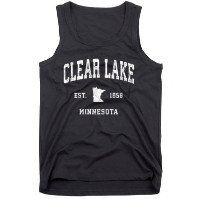 Clear Lake Minnesota Mn Vintage Athletic Tank Top