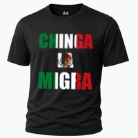 Chinga La Migra Pro Immigration Cooling Performance Crew T-Shirt