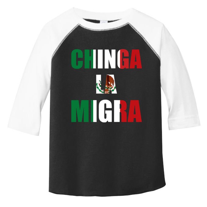 Chinga La Migra Pro Immigration Toddler Fine Jersey T-Shirt