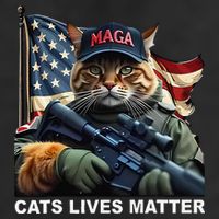 Cats Lives Matter Funny Trump 2024 Cat Maga Gift Cool Comfort Performance Bucket Hat