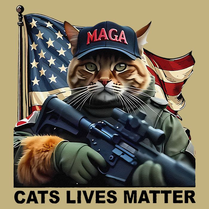 Cats Lives Matter Funny Trump 2024 Cat Maga Gift Cooling Performance Long Sleeve Crew