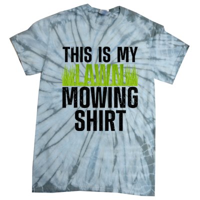 Cool Lawn Mowing Groundskeeper Care Landscaper Great Gift Tie-Dye T-Shirt