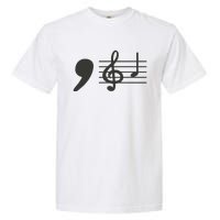 Comma La Music Notes Kamala Harris Music Teacher Elections Garment-Dyed Heavyweight T-Shirt