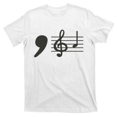 Comma La Music Notes Kamala Harris Music Teacher Elections T-Shirt