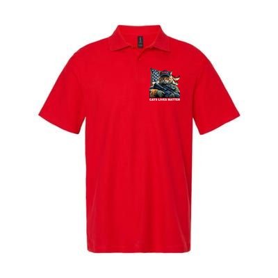 Cats Lives Matter Funny Trump 2024 Cat Maga Polo