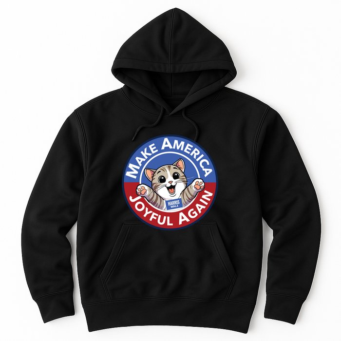 Cat Lady Make America Joyful Again Hoodie