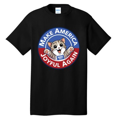 Cat Lady Make America Joyful Again Tall T-Shirt