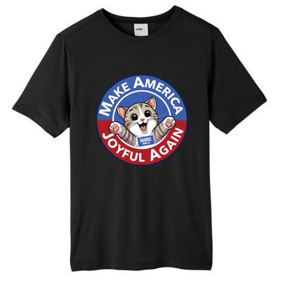 Cat Lady Make America Joyful Again Tall Fusion ChromaSoft Performance T-Shirt