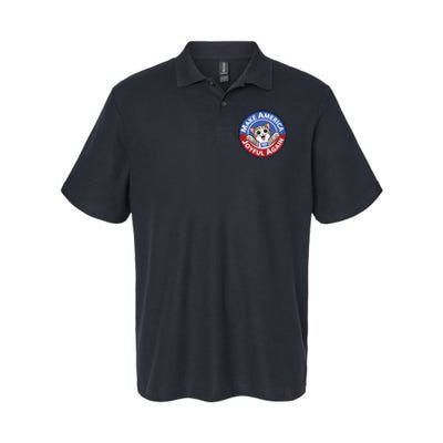 Cat Lady Make America Joyful Again Softstyle Adult Sport Polo