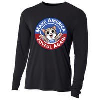 Cat Lady Make America Joyful Again Cooling Performance Long Sleeve Crew