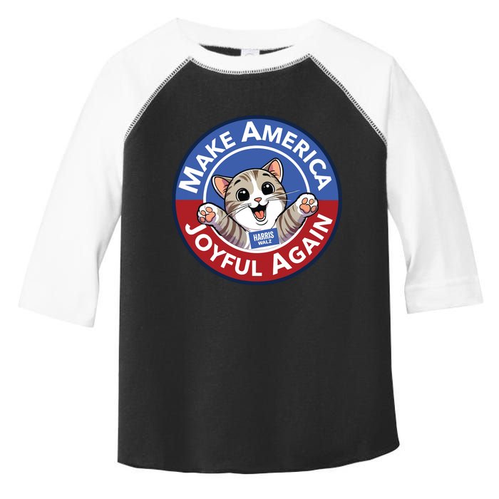 Cat Lady Make America Joyful Again Toddler Fine Jersey T-Shirt