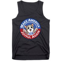 Cat Lady Make America Joyful Again Tank Top