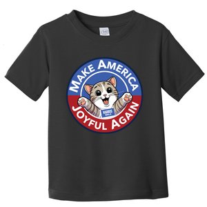 Cat Lady Make America Joyful Again Toddler T-Shirt