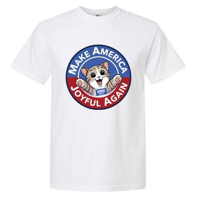 Cat Lady Make America Joyful Again Garment-Dyed Heavyweight T-Shirt