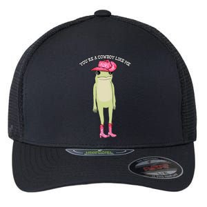 Cowboy Like Me Frog Flexfit Unipanel Trucker Cap