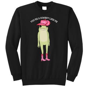 Cowboy Like Me Frog Sweatshirt