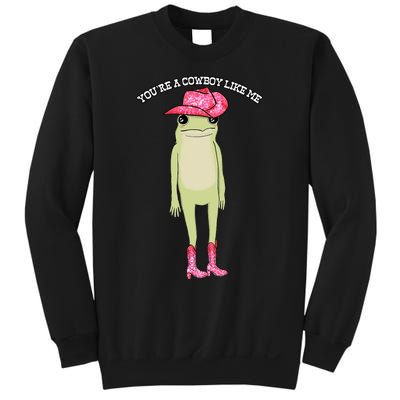 Cowboy Like Me Frog Sweatshirt