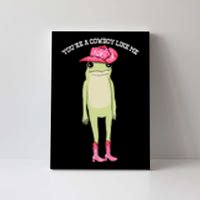 Cowboy Like Me Frog Canvas