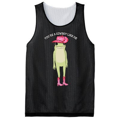 Cowboy Like Me Frog Mesh Reversible Basketball Jersey Tank