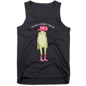 Cowboy Like Me Frog Tank Top