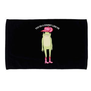 Cowboy Like Me Frog Microfiber Hand Towel