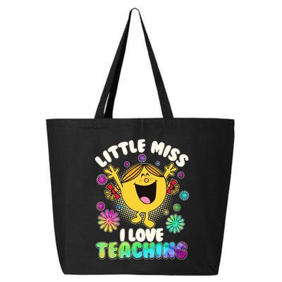Cute Little Miss I Love Teaching 25L Jumbo Tote
