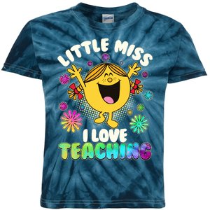 Cute Little Miss I Love Teaching Kids Tie-Dye T-Shirt