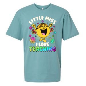 Cute Little Miss I Love Teaching Sueded Cloud Jersey T-Shirt