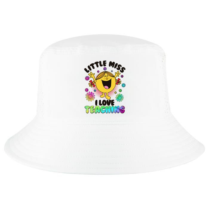 Cute Little Miss I Love Teaching Cool Comfort Performance Bucket Hat