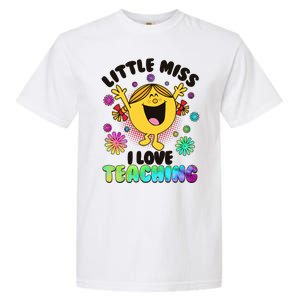 Cute Little Miss I Love Teaching Garment-Dyed Heavyweight T-Shirt