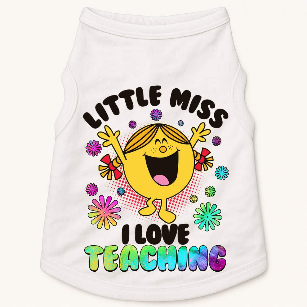Cute Little Miss I Love Teaching Doggie Tank