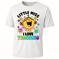 Cute Little Miss I Love Teaching Performance Shirt