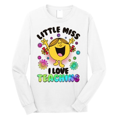 Cute Little Miss I Love Teaching Long Sleeve Shirt