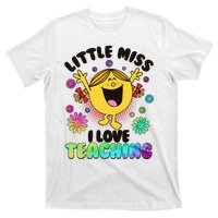 Cute Little Miss I Love Teaching T-Shirt