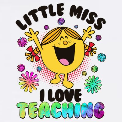 Cute Little Miss I Love Teaching T-Shirt