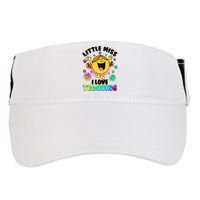 Cute Little Miss I Love Teaching Adult Drive Performance Visor