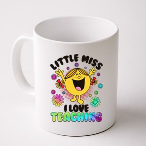 Cute Little Miss I Love Teaching Coffee Mug